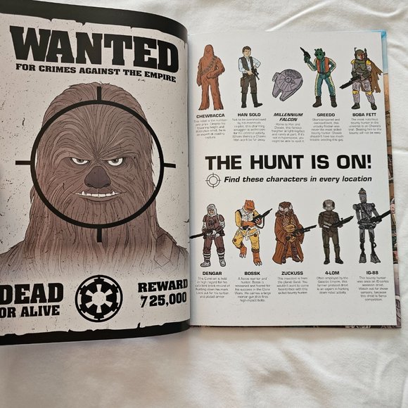 NEW Where's the Wookiee Look and Find Hard Cover Book - Picture 5 of 6